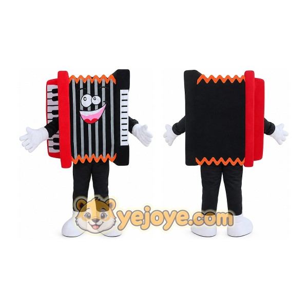 Accordion Mascot Costume for Adults Custom Logo Party Character Suit
