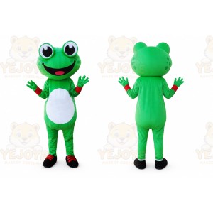 Frog Mascot Costume for Adults Custom Logo Party Character Suit