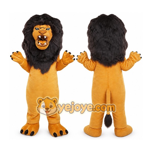 Lion Mascot Costume for Adults Custom Logo Party Character Suit