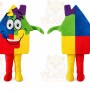 House Mascot Costume for Adults Custom Logo Party Character Suit