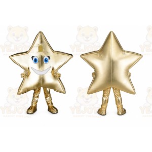 Star Mascot Costume for Adults Custom Logo Party Character Suit