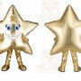 Star Mascot Costume for Adults Custom Logo Party Character Suit