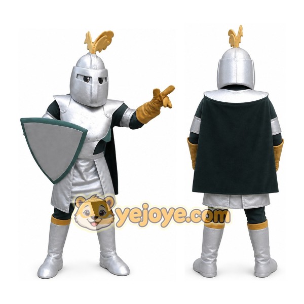 Knight Mascot Costume for Adults Custom Logo Party Character Suit