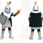 Knight Mascot Costume for Adults Custom Logo Party Character Suit
