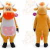 Cow Mascot Costume for Adults Custom Logo Party Character Suit