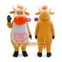 Cow Mascot Costume for Adults Custom Logo Party Character Suit