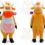 Cow Mascot Costume for Adults Custom Logo Party Character Suit