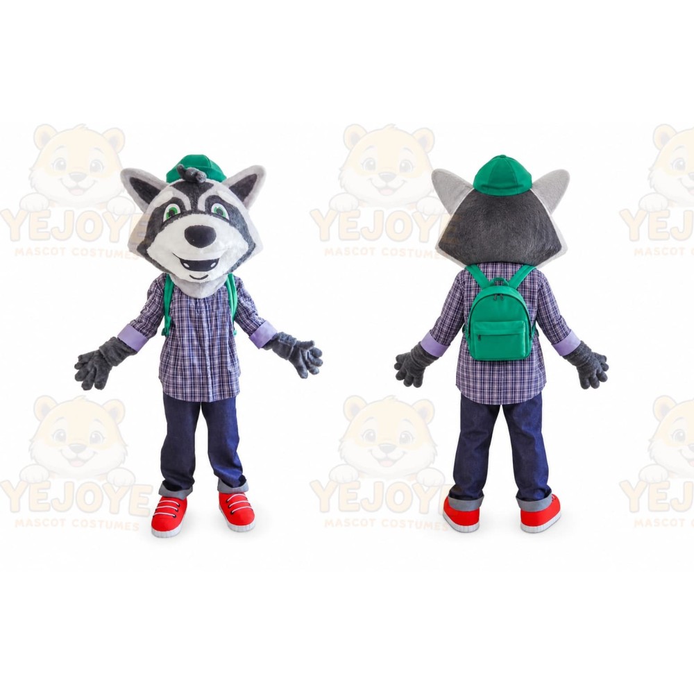 Raccoon Mascot Costume for Adults Custom Logo Party Character Suit
