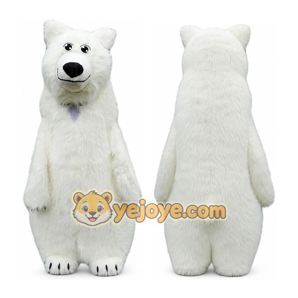 Bear Mascot Costume for Adults Custom Logo Party Character Suit
