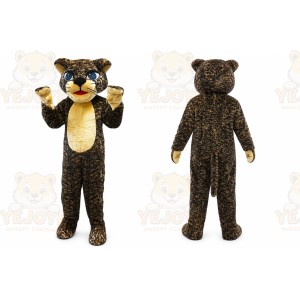 Leopard Mascot Costume for Adults Custom Logo Party Character Suit