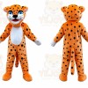 Cheetah Mascot Costume for Adults Custom Logo Party Character Suit