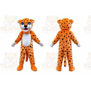 Cheetah Mascot Costume for Adults Custom Logo Party Character Suit