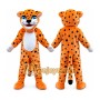 Cheetah Mascot Costume for Adults Custom Logo Party Character Suit
