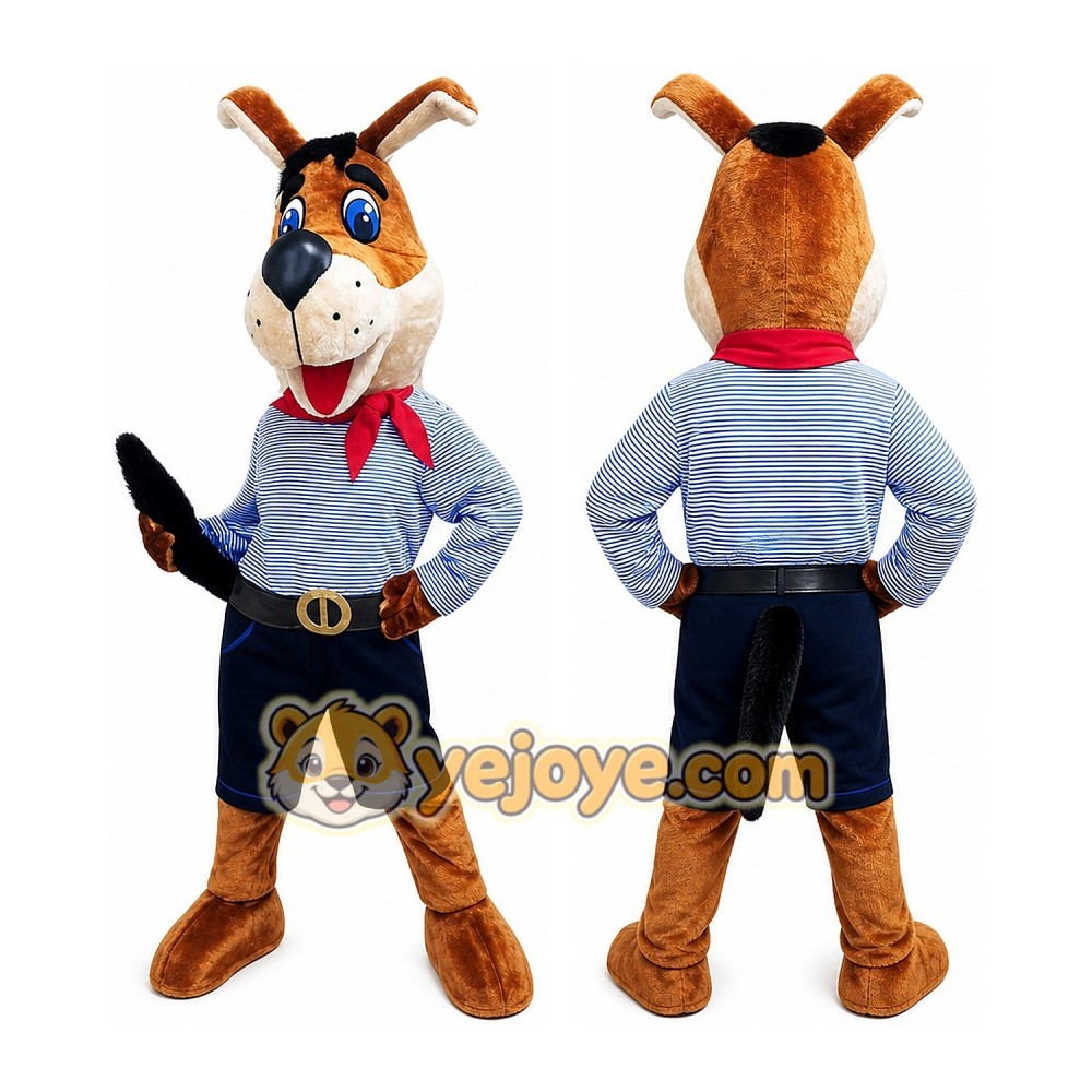 Dog Mascot Costume for Adults Custom Logo Party Character Suit