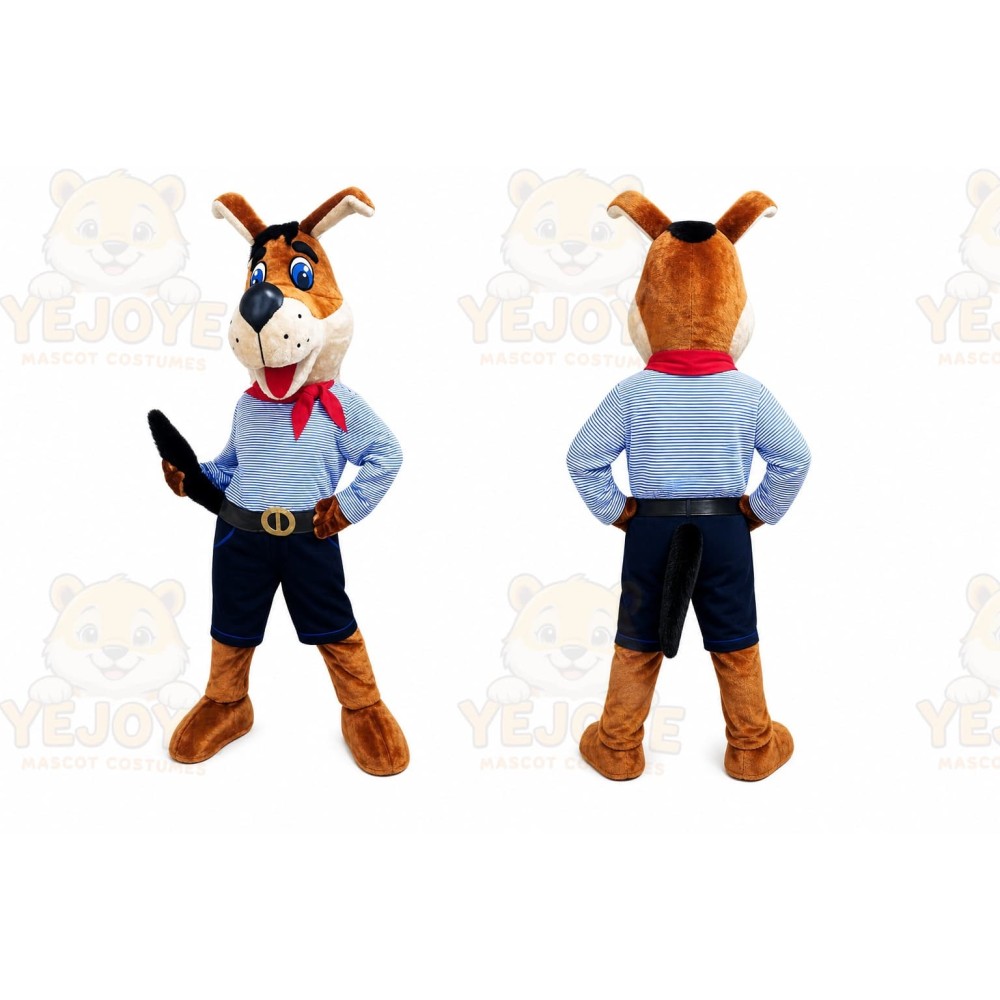 Dog Mascot Costume for Adults Custom Logo Party Character Suit