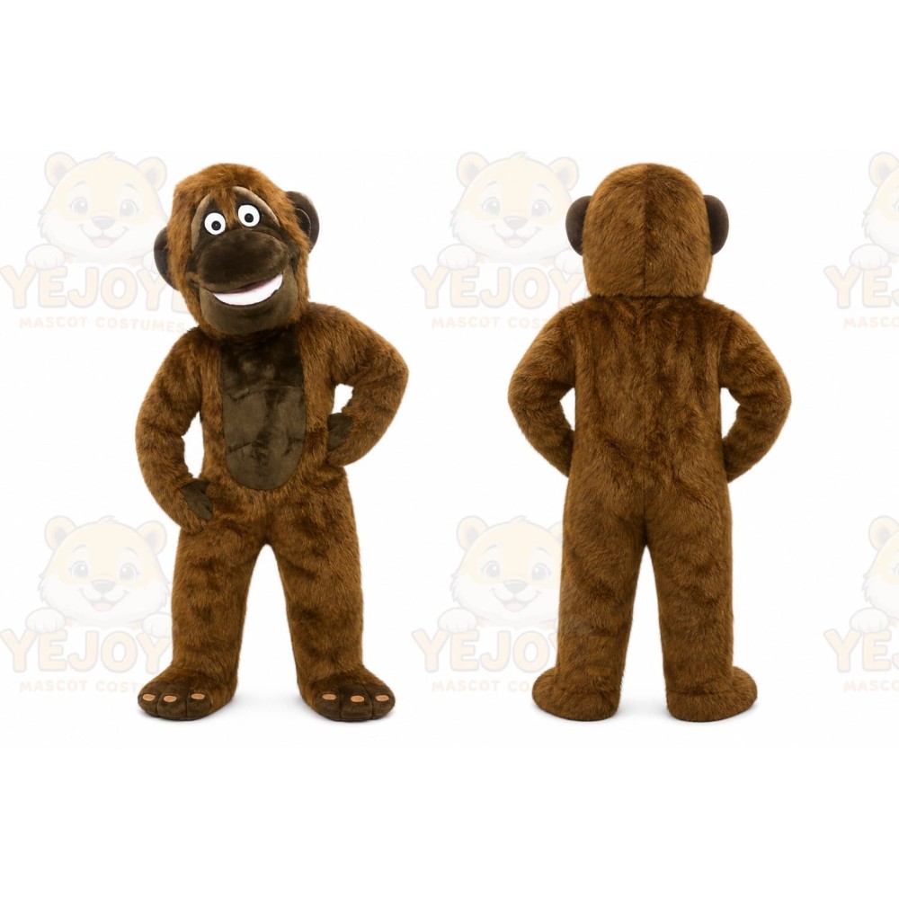 Monkey Mascot Costume for Adults Custom Logo Party Character Suit