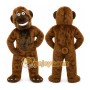 Monkey Mascot Costume for Adults Custom Logo Party Character Suit