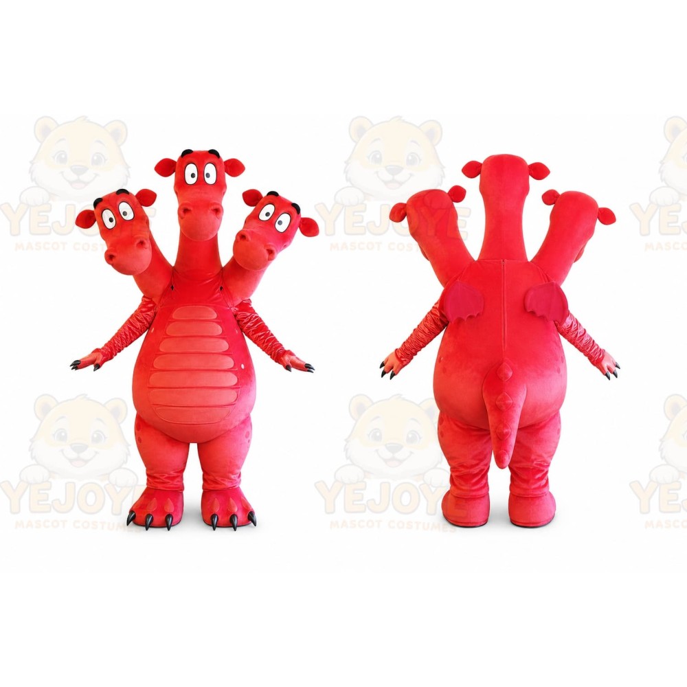 Dragon Mascot Costume for Adults Custom Logo Party Character Suit