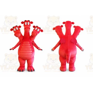 Dragon Mascot Costume for Adults Custom Logo Party Character Suit