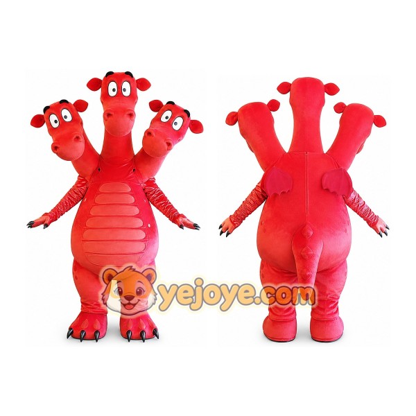 Dragon Mascot Costume for Adults Custom Logo Party Character Suit