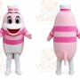 ice cream Mascot Costume for Adults Custom Logo Party Character Suit