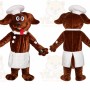 Dog Mascot Costume for Adults Custom Logo Party Character Suit