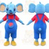 Elephant Mascot Costume for Adults Custom Logo Party Character Suit
