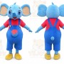 Elephant Mascot Costume for Adults Custom Logo Party Character Suit
