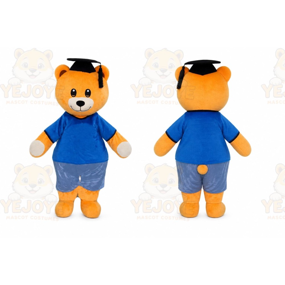 Bear Mascot Costume for Adults Custom Logo Party Character Suit