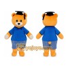 Bear Mascot Costume for Adults Custom Logo Party Character Suit