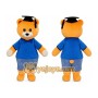 Bear Mascot Costume for Adults Custom Logo Party Character Suit