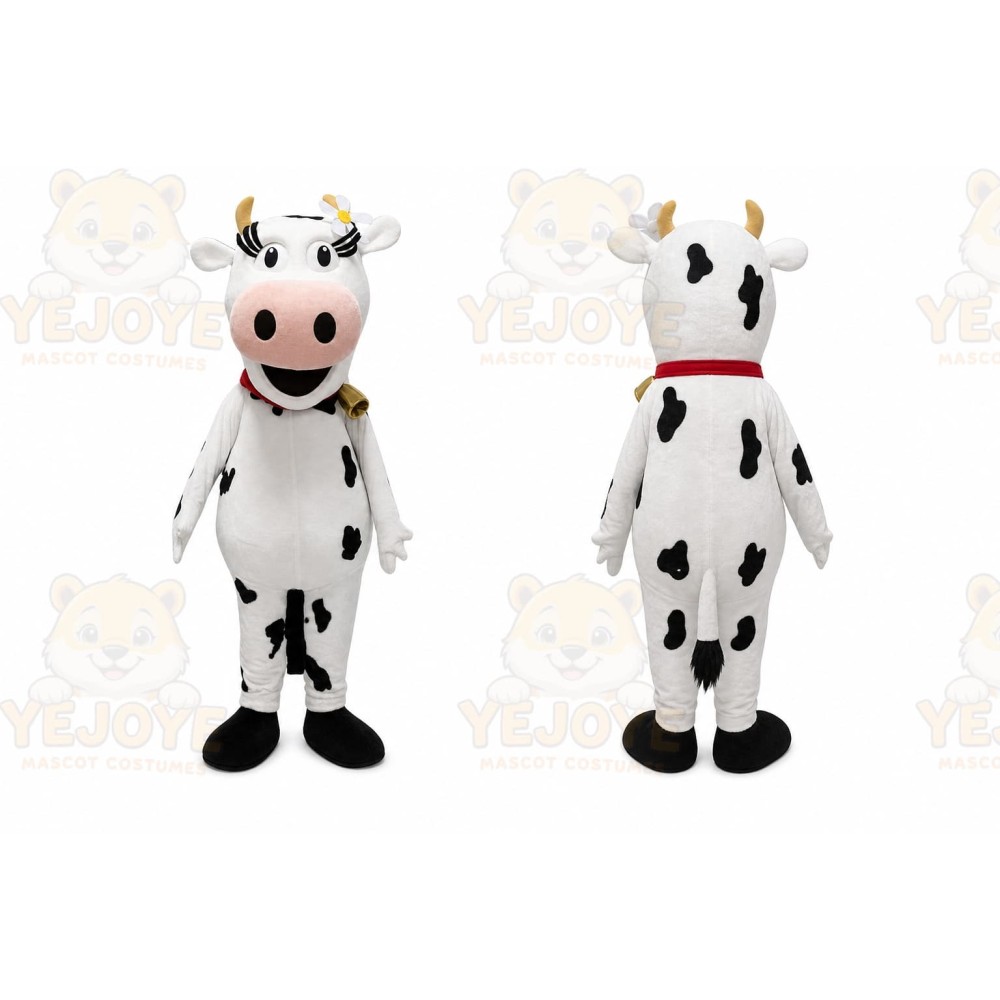 Cow Mascot Costume for Adults Custom Logo Party Character Suit
