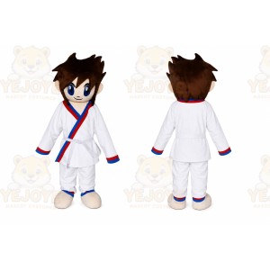 karate kid Mascot Costume for Adults Custom Logo Party Character Suit