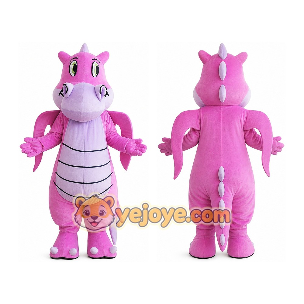 Dragon Mascot Costume for Adults Custom Logo Party Character Suit
