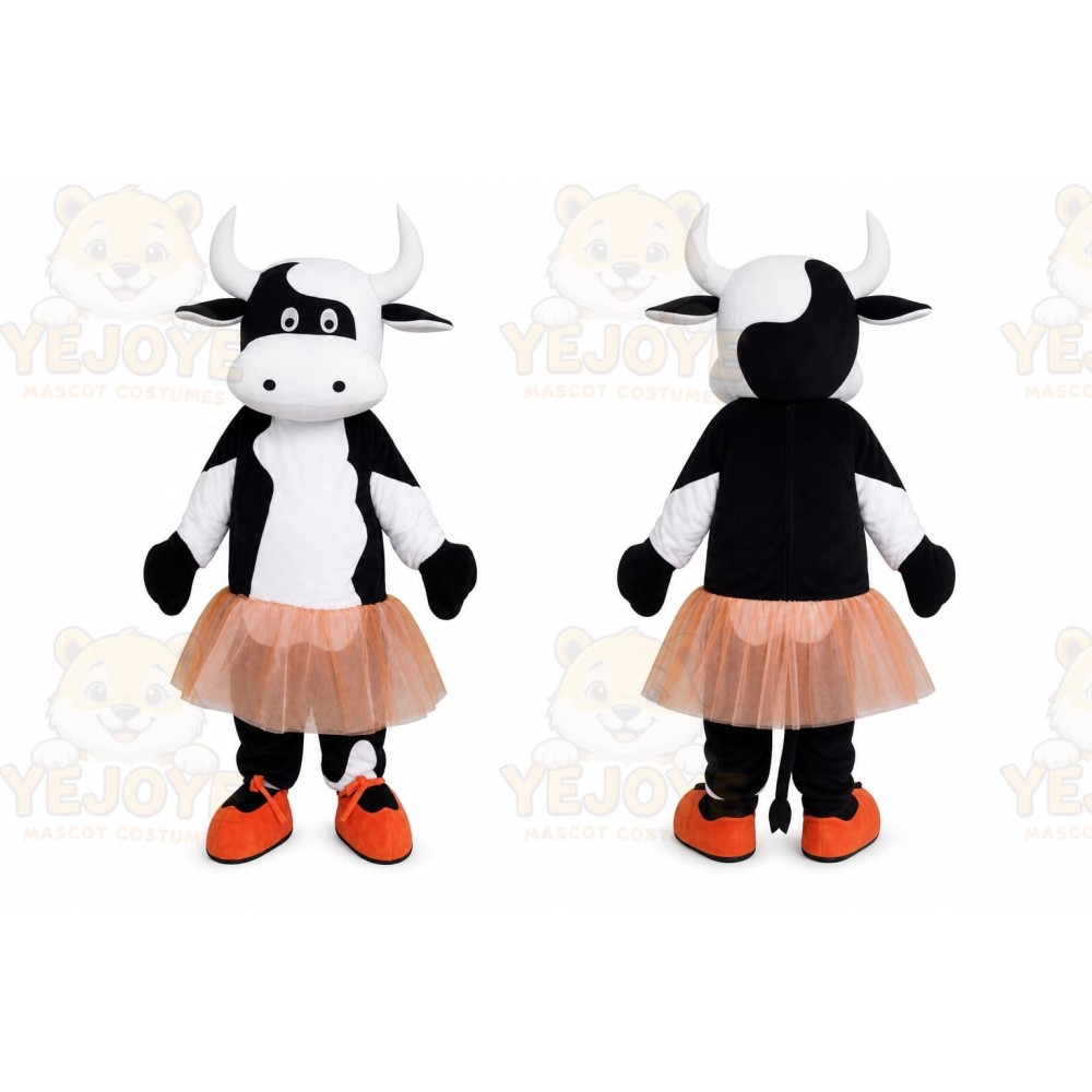 Cow Mascot Costume for Adults Custom Logo Party Character Suit