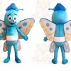Butterfly Mascot Costume for Adults Custom Logo Party Character Suit
