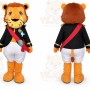 Lion Mascot Costume for Adults Custom Logo Party Character Suit