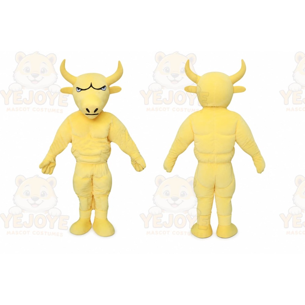 Bull Mascot Costume for Adults Custom Logo Party Character Suit