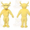 Bull Mascot Costume for Adults Custom Logo Party Character Suit