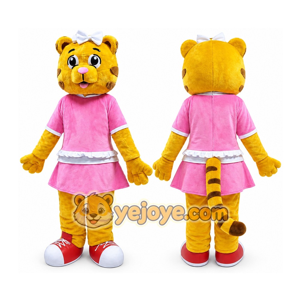 Tiger Mascot Costume for Adults Custom Logo Party Character Suit