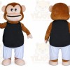 Monkey Mascot Costume for Adults Custom Logo Party Character Suit