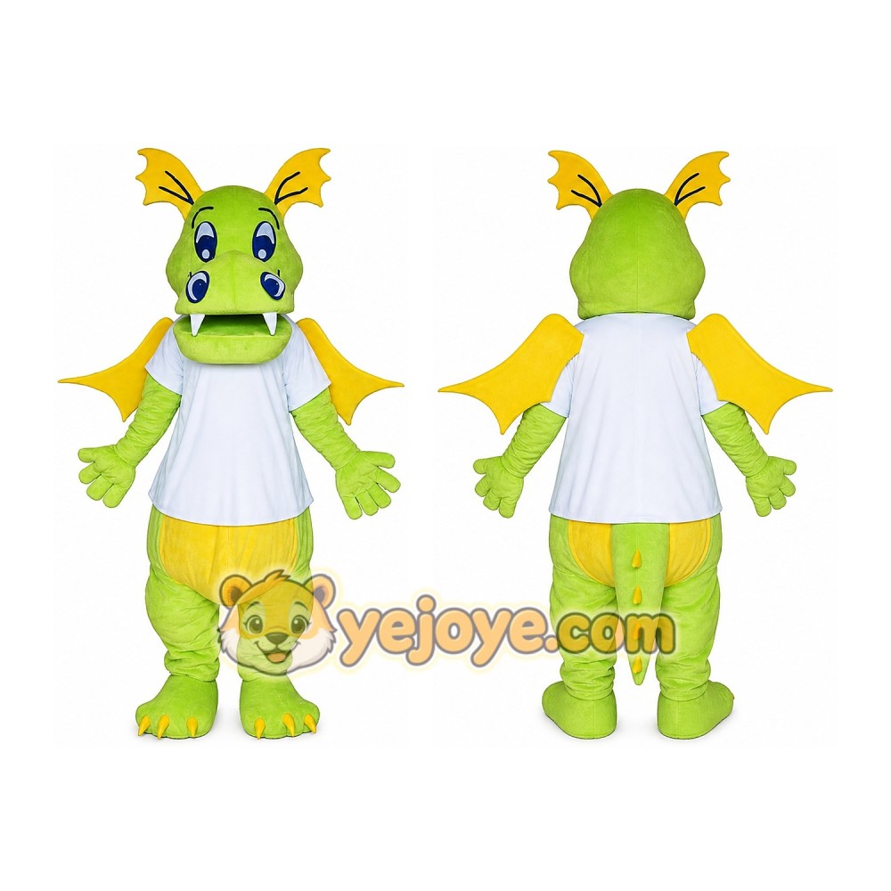 Dragon Mascot Costume for Adults Custom Logo Party Character Suit