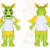 Dragon Mascot Costume for Adults Custom Logo Party Character Suit