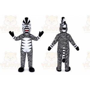 Zebra Mascot Costume for Adults Custom Logo Party Character Suit