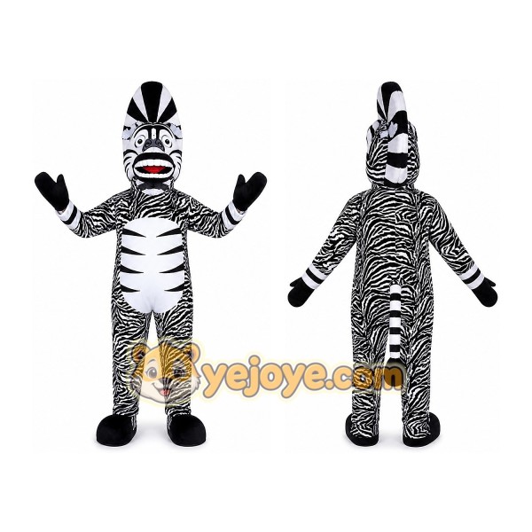 Zebra Mascot Costume for Adults Custom Logo Party Character Suit