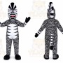 Zebra Mascot Costume for Adults Custom Logo Party Character Suit