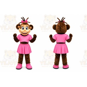 Monkey Mascot Costume for Adults Custom Logo Party Character Suit