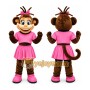 Monkey Mascot Costume for Adults Custom Logo Party Character Suit