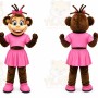 Monkey Mascot Costume for Adults Custom Logo Party Character Suit