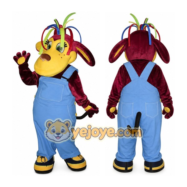 Dog Mascot Costume for Adults Custom Logo Party Character Suit